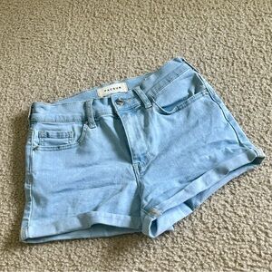 PacSun Sky Blue Jean Shorts for Women The Shortie size 25